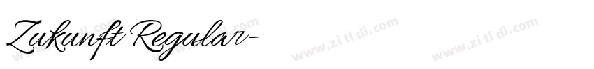 Zukunft Regular字体转换 Zukunft Regular字体转换